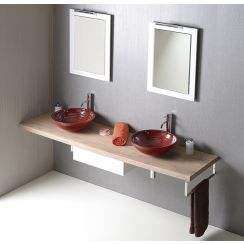 Sapho Avice Arbeitsplatte 230x49.5 cm eiche AV234