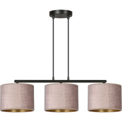 Emibig Hilde Pendelleuchte 3x15 W schwarz-rosa-gold 1053/3