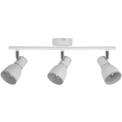 Candellux Fido Deckenlampe 3x40 W weiß-chrom 93-63403