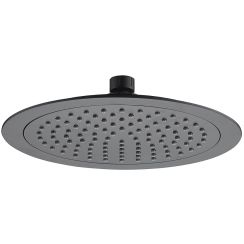 Laveo Leia Kopfbrause 24x24 cm rund schwarz NLE7DAD