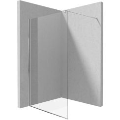 Deante Kerria Plus Begehbare Duschwand 120 cm chrom Glanz/durchsichtiges Glas KTS_032P