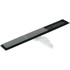 Deante Linearablauf mit Rost 100 cm schwarz KOS_N10D