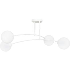 Emibig Pregos Deckenlampe 4x10 W weiß-milchig 671/4