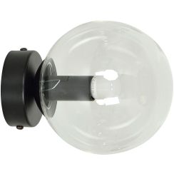 Emibig Rossi Leuchter 1x10 W schwarz-transparent 874/K1