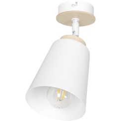 Emibig Atlas Deckenlampe 1x15 W weiß-holz 724/1