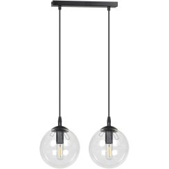 Emibig Cosmo Pendelleuchte 2x10 W schwarz-transparent 711/2