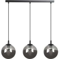 Emibig Cosmo Pendelleuchte 3x10 W schwarz-graphit 712/3