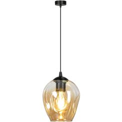 Emibig Istar Pendelleuchte 1x15 W schwarz-bernstein 677/1