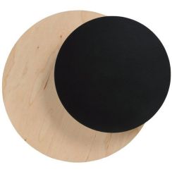 Emibig Circle Leuchter 1x8 W schwarz-holz 971/2