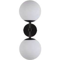Light Prestige Dorado Wandleuchte 2x40 W weiß-schwarz LP-002/2WBK