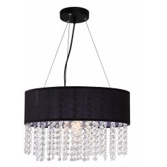 Light Prestige Madryt Pendelleuchte 1x60 W schwarz LP-81458/1PBK