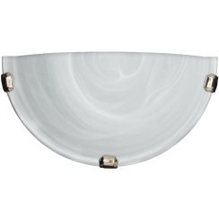 Candellux Duna Decke 1x60 W weiß-chrom 11-38671