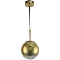 Light Prestige Palla Pendelleuchte 1x40 W transparent-gold LP-2844/1PSGD