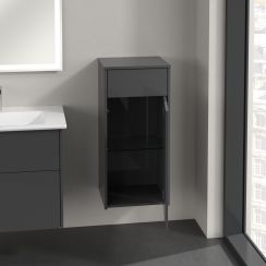 Villeroy & Boch Finero Kabinett 40x35x86.6 cm Seitenschrank hängend grau C53101FP