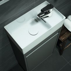 Set Kabinett Cersanit Crea S924-014, Waschbecken Cersanit Crea K114-004