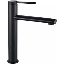 Rea Oval waschbeckenhahn stehend schwarz REA-B6511