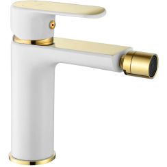 Rea Bloom bidet-wasserhahn stehend weiß-gold REA-B9930