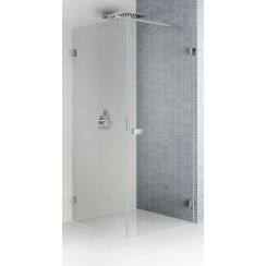 Riho Scandic Dusche 100x80 cm rechteckig chrom Glanz/durchsichtiges Glas G001036120