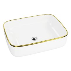 LaVita Galera Waschbecken 50.5x40 cm rechteckig Aufsatzwaschbecken 5900378325123