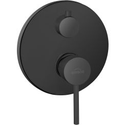 Invena Dafni duschbatterie Unterputz schwarz BP-88-4O2