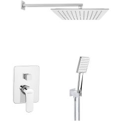 Invena Siros Duschset Unterputz chrom BS-90-0K2