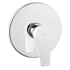 Invena Dokos duschbatterie Unterputz chrom-weiß BP-19-BO1