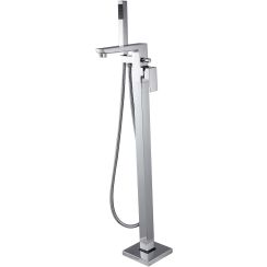 Invena Paros badewannen- und duscharmatur freistehend chrom BW-09-W01