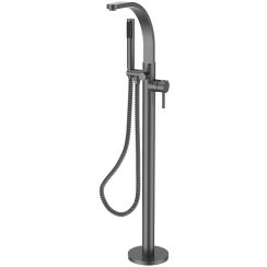 Besco Decco badewannen- und duscharmatur freistehend graphit BW-DIII-GR