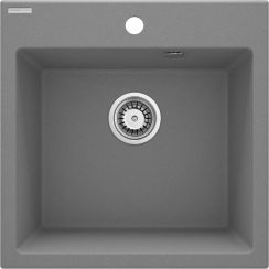 Deante Evora Granitspüle 50x50 cm grau/graphit/onyx ZQJ_S103