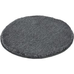 Kleine Wolke Relax Badezimmerteppich 100x100 cm rund grau 5405901521