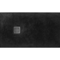 Roca Terran Rechteckige Duschwanne 180x100 cm schwarz AP1017083E801400