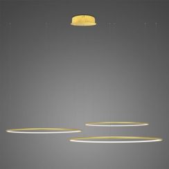 Altavola Design Ledowe Okręgi Pendelleuchte 3x68 W gold LA075/CO3_80_in_3k_gold_dimm
