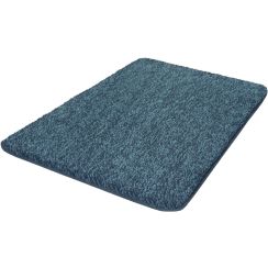 Kleine Wolke Seattle Badezimmerteppich 140x80 cm rechteckig blau 4071754657