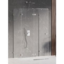 New Trendy Avexa Dusche 100x70 cm rechteckig chrom Glanz/durchsichtiges Glas EXK-2455