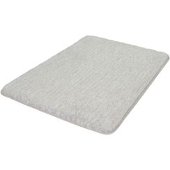 Kleine Wolke Seattle Badezimmerteppich 90x60 cm rechteckig grau 4071913519