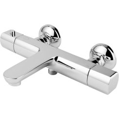 FDesign Stabilla badewannen- und duscharmatur Wand mit Thermostat chrom FD1-TS05-1-11