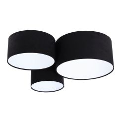 BPS Koncept Plafoniady Decke 3x60 W weiß-schwarz 080-007