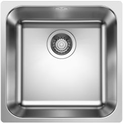 Blanco Supra 400-IF Stahlspüle 44x44 cm stahl 526350