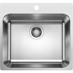 Blanco Supra 500-IF/A Stahlspüle 54x50 cm stahl 526354