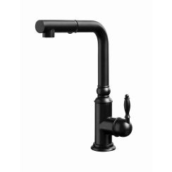Berg Retro WW küchenarmatur stehend schwarz 830157B