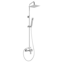 Ferro Vitto VerdeLine Duschset Wandmontage mit Regenbrause chrom NP81BVI7UVL