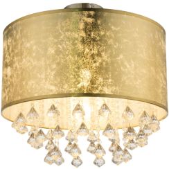 Globo Lighting Amy Deckenlampe 1x60 W gold 15187D3