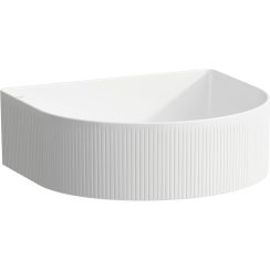 Laufen Sonar Waschbecken 41x36.5 cm halbrund Aufsatzwaschbecken weiß H8123434001121