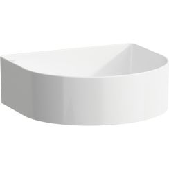 Laufen Sonar Waschbecken 41x36.5 cm halbrund Aufsatzwaschbecken weiß H8123424001121