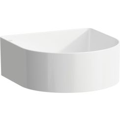 Laufen Sonar Waschbecken 34x34 cm halbrund Aufsatzwaschbecken weiß matte H8123407571121