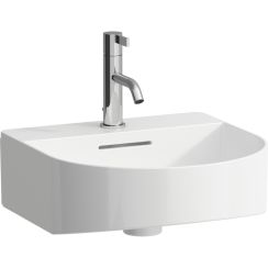 Laufen Sonar Waschbecken 42x41 cm halbrund Klassisch weiß matte H8163417571041