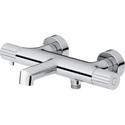 Cersanit Zen badewannen- und duscharmatur Wand mit Thermostat chrom S951-563
