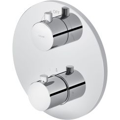 Cersanit Zen badewannen- und duscharmatur Unterputz mit Thermostat chrom S951-564