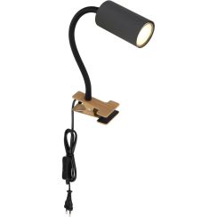 Globo Lighting Robby Tischlampe 1x25 W holz-graphit 57911KG