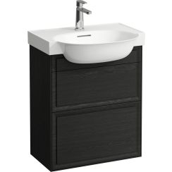 Laufen The New Classic Kabinett 57.6x31.6x67.7 cm Unterschrank hängend schwarz-eiche H4060320856281